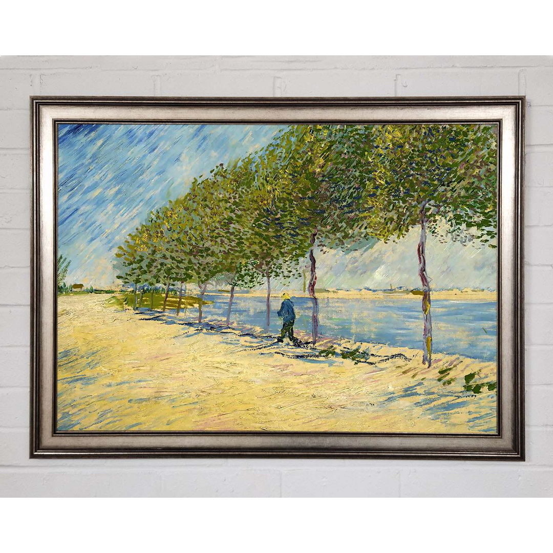 Van Gogh entlang der Seine - Einzelne Bilderrahmen Kunstdrucke