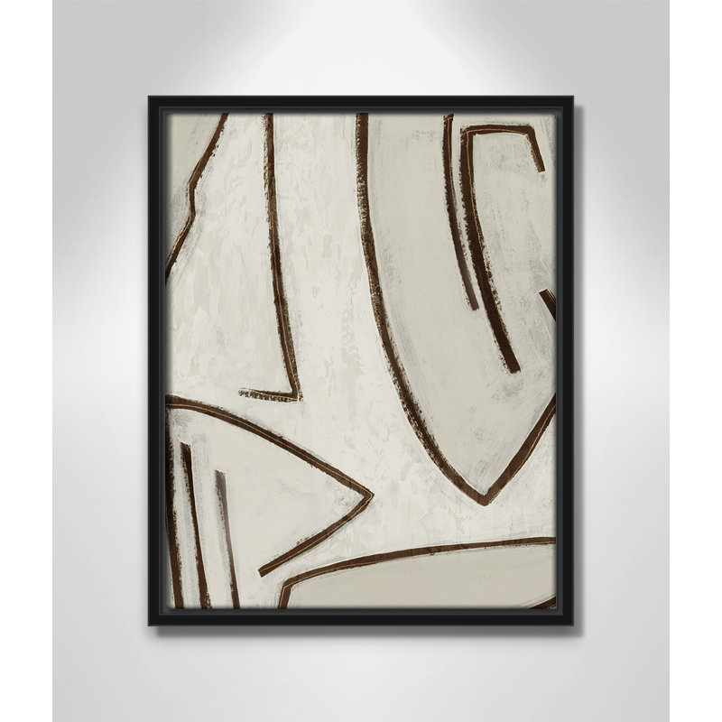 Line Work II, Black, 12.5" W x 15.5" H