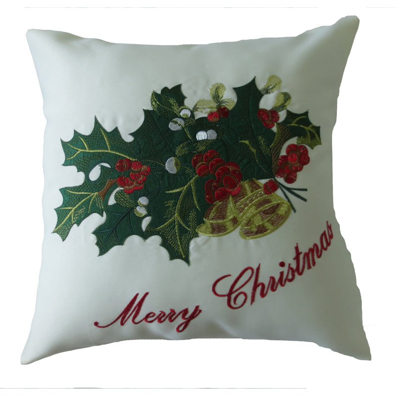 Embroidered Pillow Cover