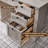 60"Farmhouse Executive Desk With Drawers,Wood Home Office Desk With Storage For Writing, Studying, Working-1129475758