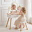 Kids Butterfly 2-pc Makeup Vanity Table & Stool-276640629