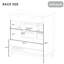 Base de meuble-lavabo blanc 30 po - Bois massif et planche, portes, tablette réglable, assemblage requis, base moderne, armoire avec portes et tiroir pour l'organisation, requis-1599742475