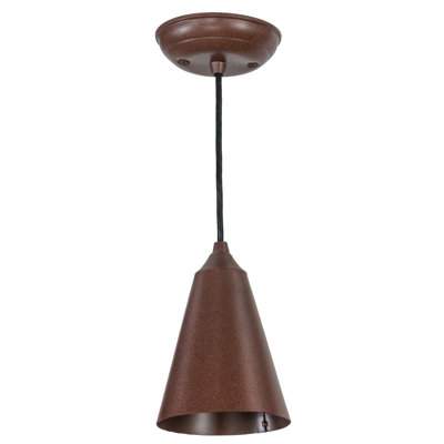Luminaire suspendu 1 lumière à cône simple