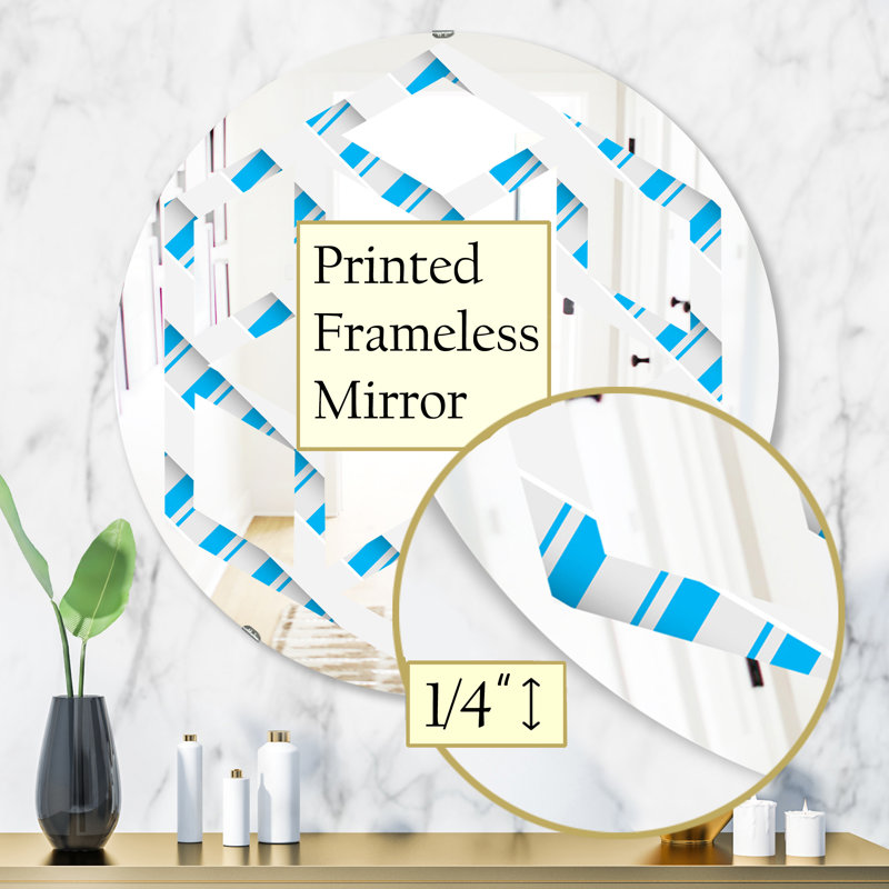 Miroir mural Hexagon Star, 31,5 po x 31,5 po