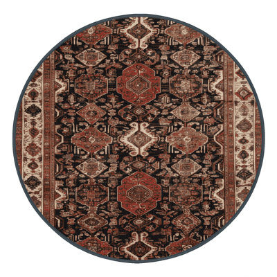 Tapis brun lavable à la machine