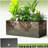 Trellis Planter,Efficient Drainage Planter Box,Spacious Metal Planter Box