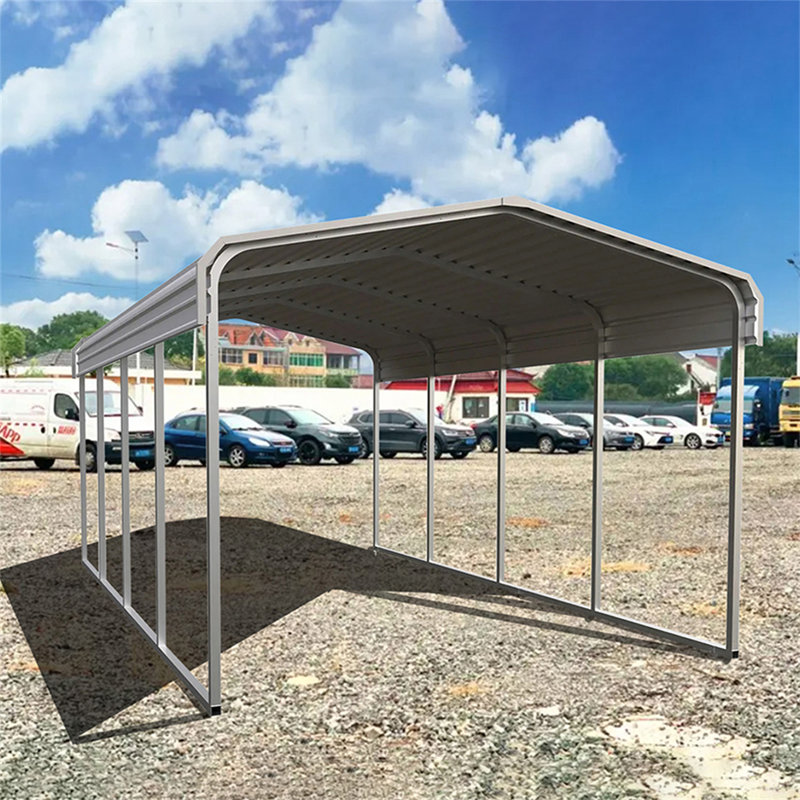 11FT X 20FT Metal Carport – Reinforced Steel Roof Shelter For Outdoor Parking
