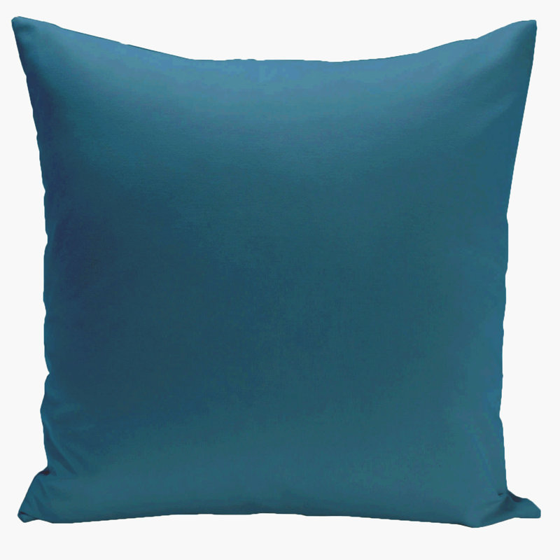 Bourrure de coussin de forme carré, H 20 po x l 20 po, Bleu sarcelle