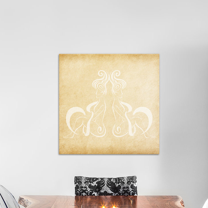 « versatile palmiers », impression sur toile tendue, H 12 po x l 12 po x P 0,75 po, Toile tendue, Blanc