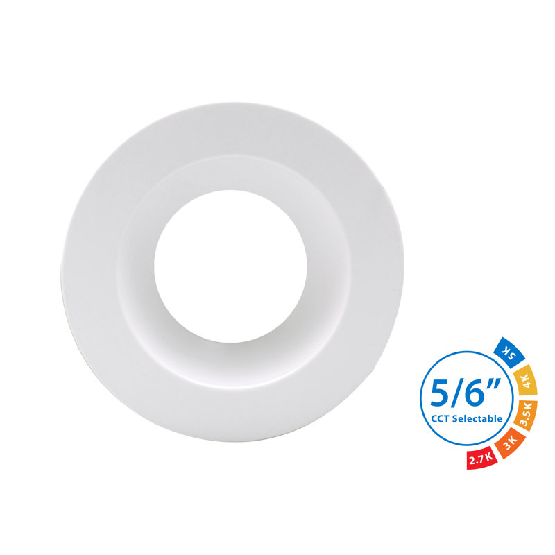 Ensemble d'éclairage à DEL 6 po, Blanc