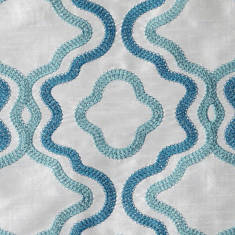 Tissu Alhambra, Aigue-marine