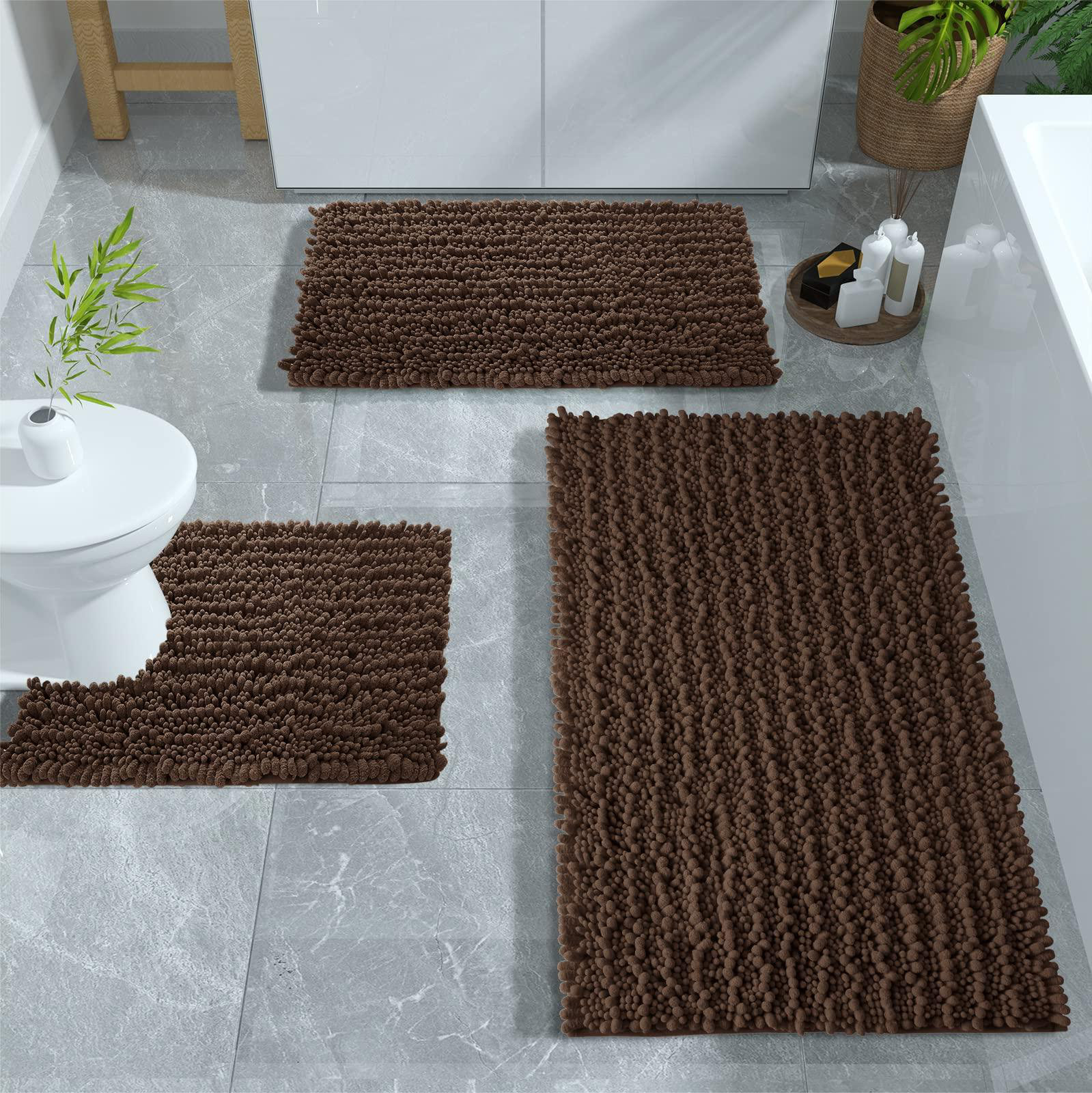 Crestone Bath Rug with Non-Slip Backing