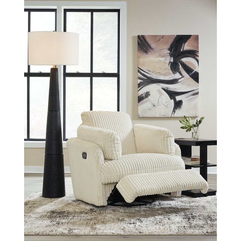 Fauteuil inclinable Dantavis, Polyester blanc