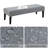 Waterproof Bench Covers For Dining Room, Stretch Jacquard Bench Slipcover Anti-Dust Removable Washable Chair Seat Slipcovers Protector (Dark Grey)-106636152