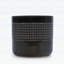 Ensemble de pots à fleurs en céramique émaillée noir fait à la main, idéal pour les plantes grasses et les cactus, avec trous de drainage pour une utilisation intérieure / extérieure