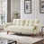 Beige White Linen