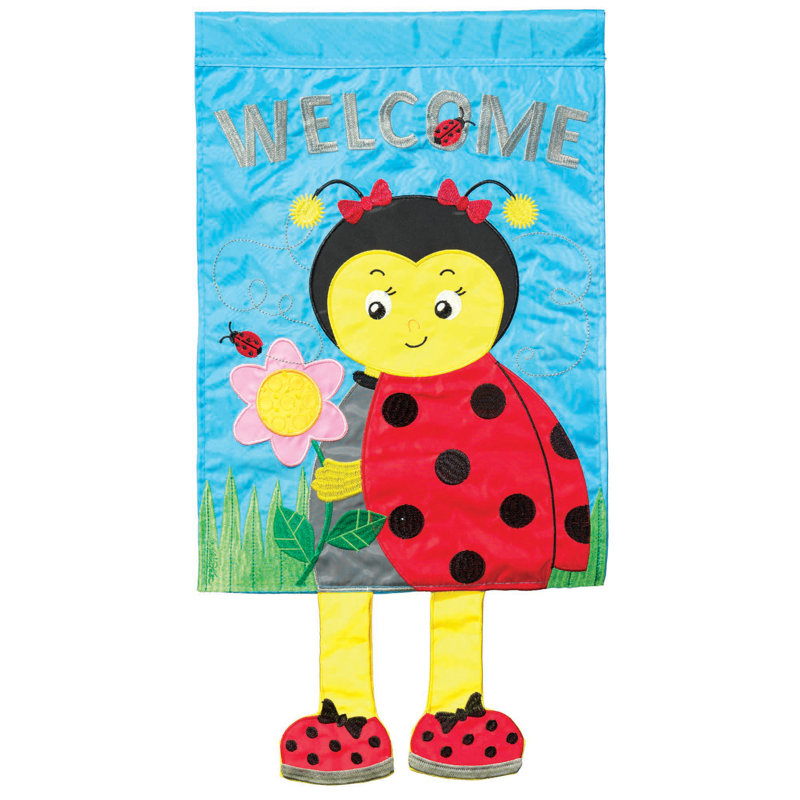 Drapeau de jardin en polyester 24 po x 13 po Imkamp