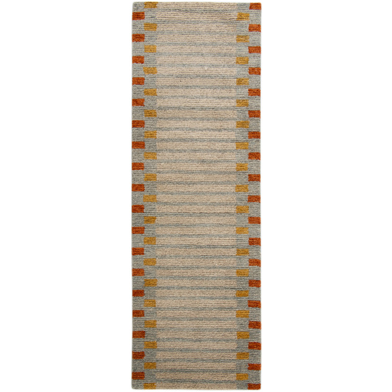 Joist Hand-tufted Wool Rug, Runner 3' x 9'