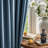 Velvet Blackout Thermal Curtain Panel –  Room-Darkening Grommet Solid Color Drapes for Living Room Bedroom (Set of 2)-2116204011-2136243341