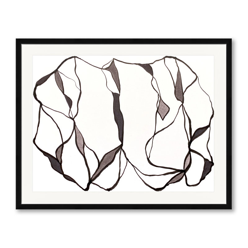 Musing Series 3.1 Print by Susan Arthur, Black Framed Paper, 24" H x 30" W