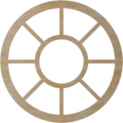 Grace Wood Fretwork Pierced Ceiling Medallion