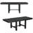 Zelmiro 6 - Person Extendable Solid Wood Top Four Leg Base Dining Set-699028638