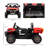 Aosom 12 Volt 2 Seater All-Terrain Vehicles Battery Powered Ride On with Remote Control