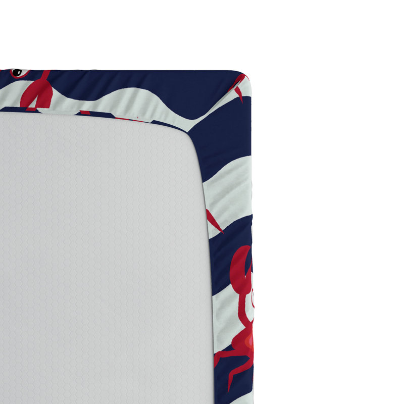 Microfiber Geometric Fitted Sheet, Full Fitted Sheet