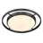 Fishbone Glass Flush Mount