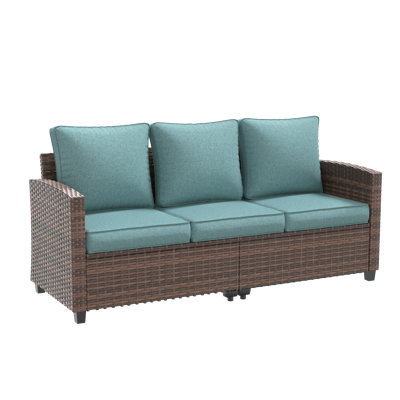 3-Person Patio Conversation Sofa by Winston Porter