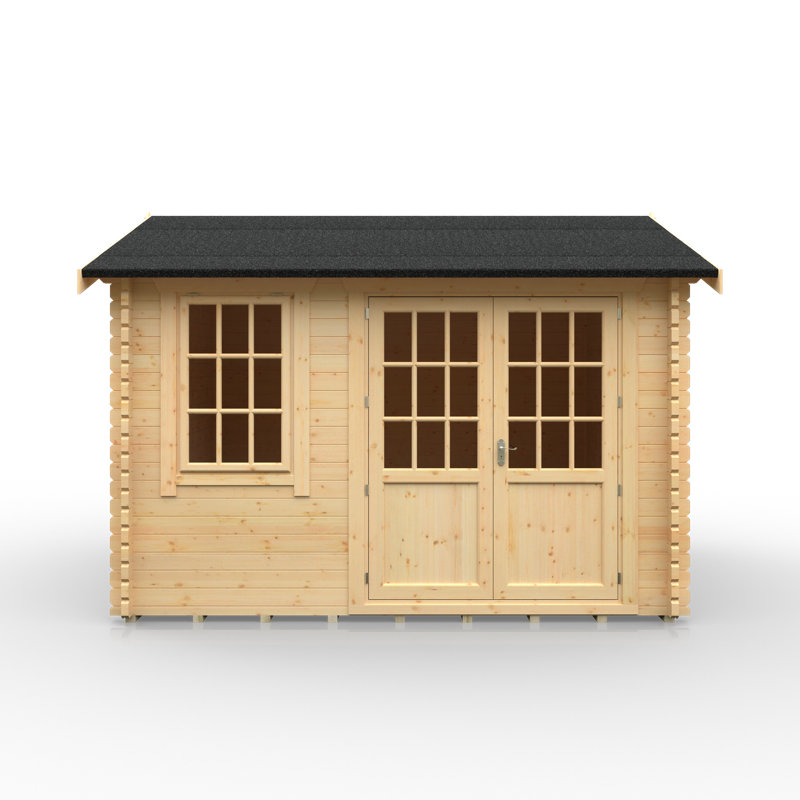 The Martel Tongue & Groove Log Cabin 12x10w