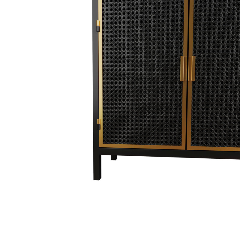 Armoire de rangement Eastbrook, Noir, noir, noir, noir