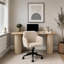 Monroe 2 Piece Computer Desk Office Set with Chair-6849826