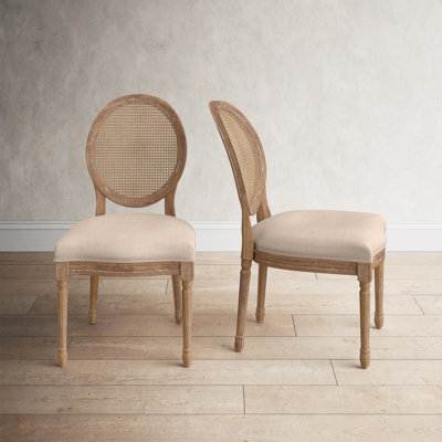 Pelaez 20" Wide Dining Chair with Cane Back