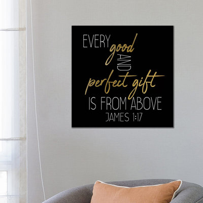 Every Good And Perfect Black Square by Kimberly Allen - Wrapped Canvas Gallery-Wrapped Canvas Giclée