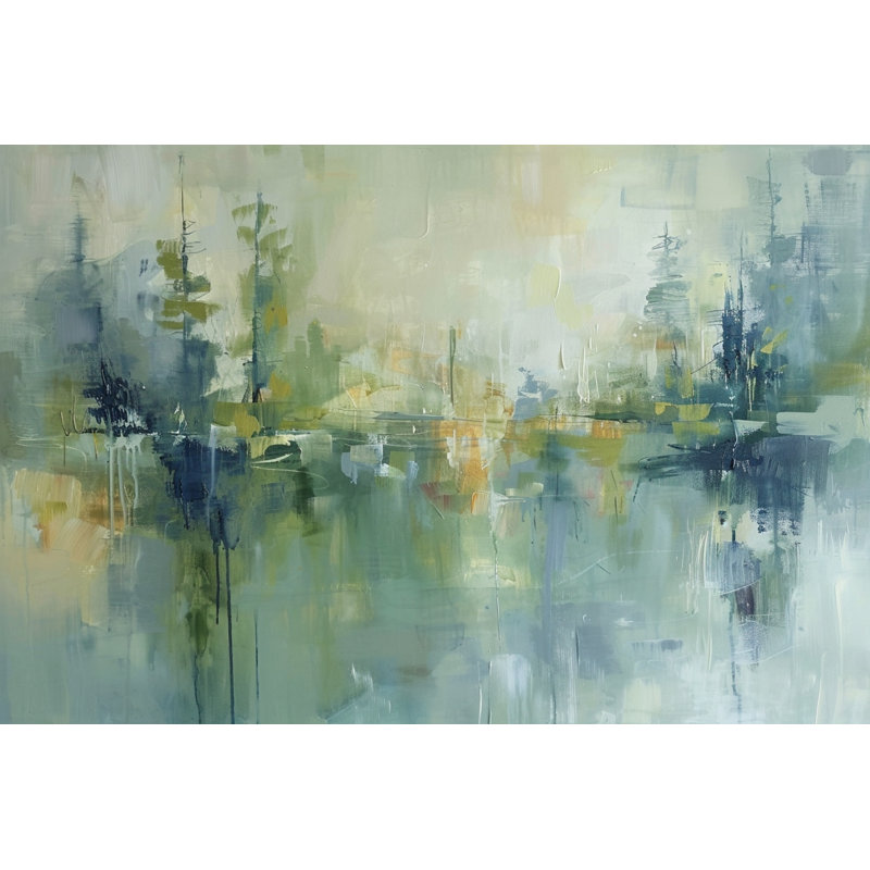 Open Riverbend Wrapped Canvas Wall Art, 16"W x 12"H x 1"D
