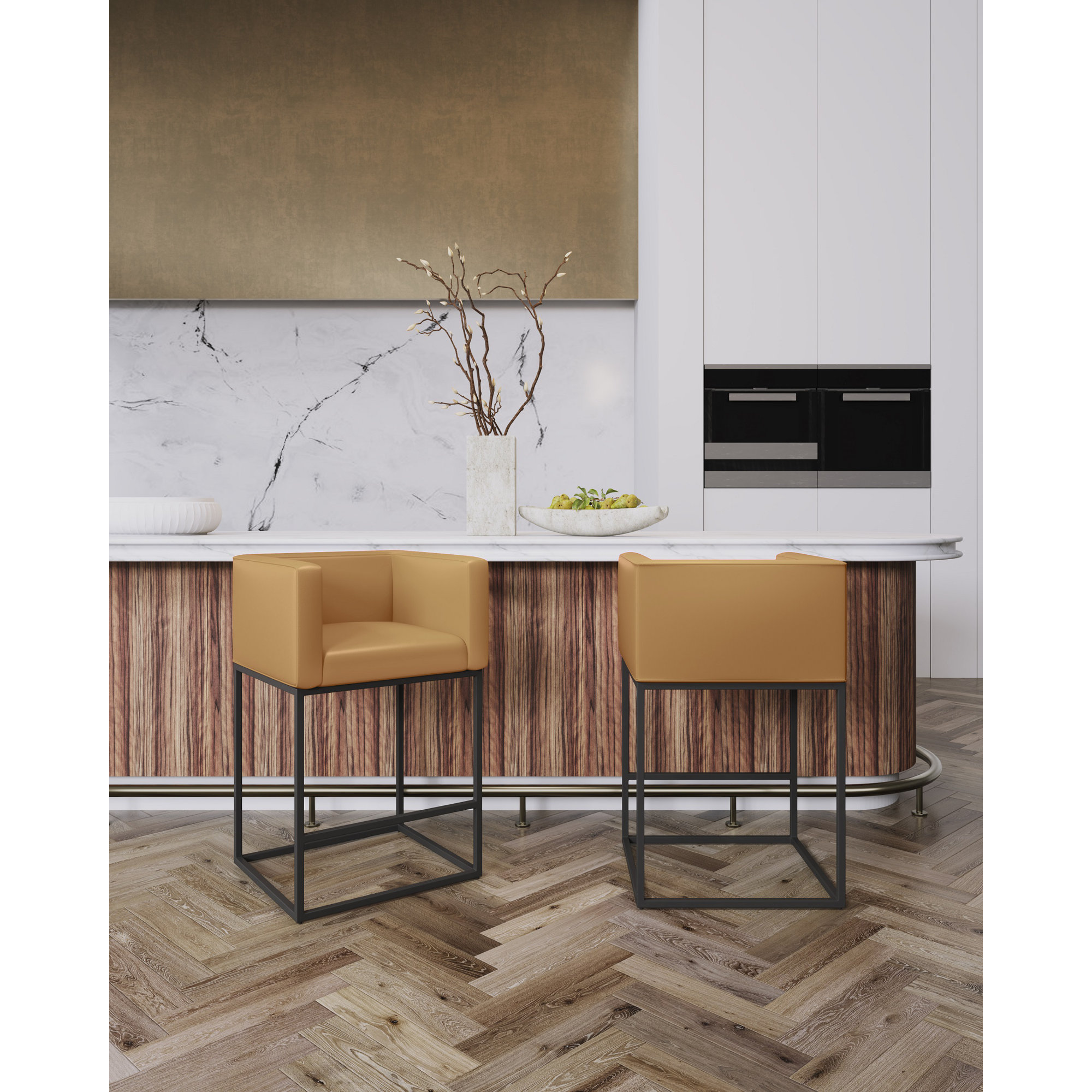  Bar & Counter Stool, Counter Stool (25" Seat Height), Clay