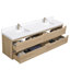 Meuble-lavabo mural avec lavabo et tiroirs-705598950