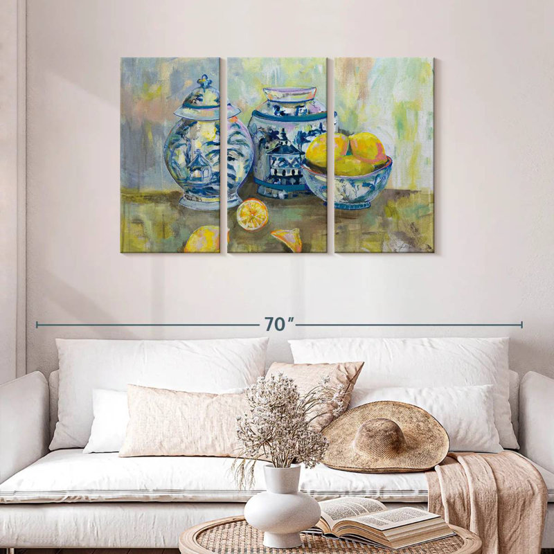 Yarlin Lemon Life, 28" H x 45" W