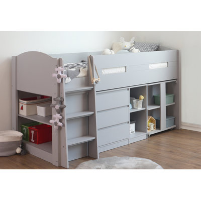 Aglandjia 90 X 190cm Mid Sleepers with Storage Included with Desk Included