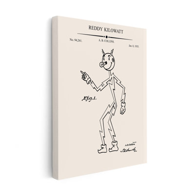 Reddy Kilowatt Blueprint