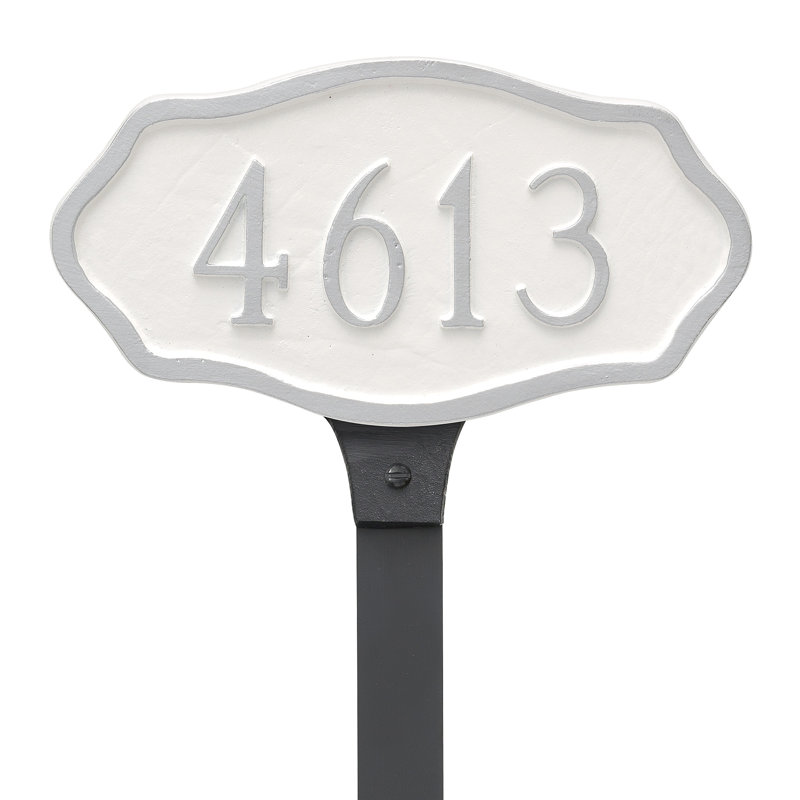 Arch Lawn Insert, White/Silver
