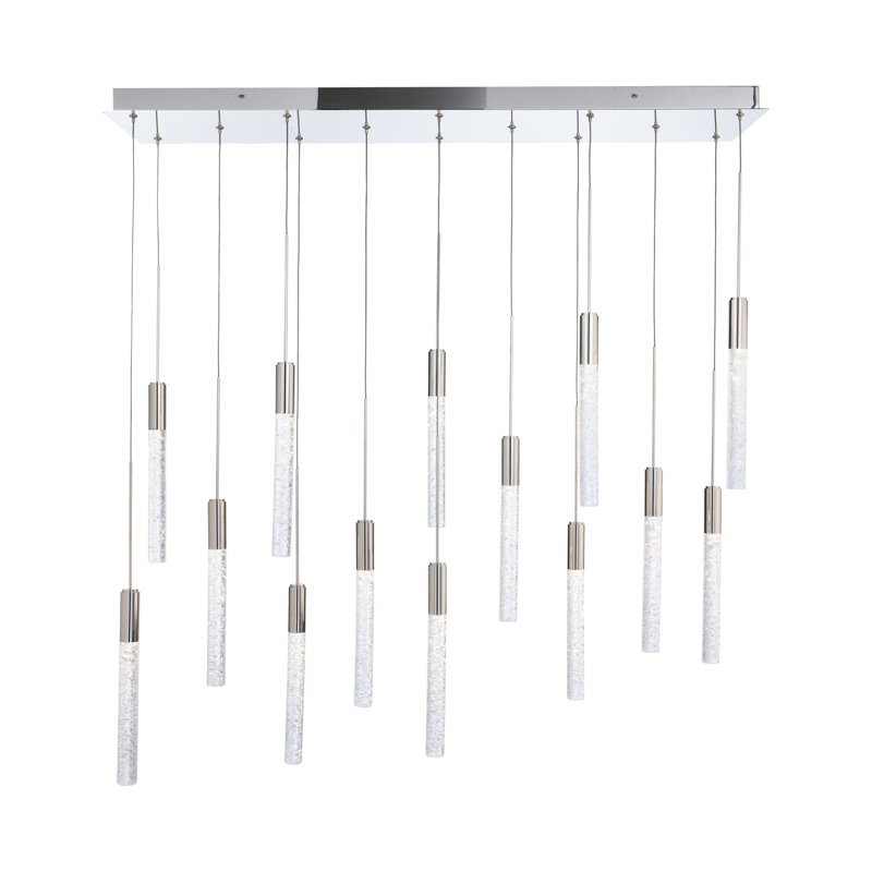 Magic LED Multi-Light Pendant, Polished Nickel