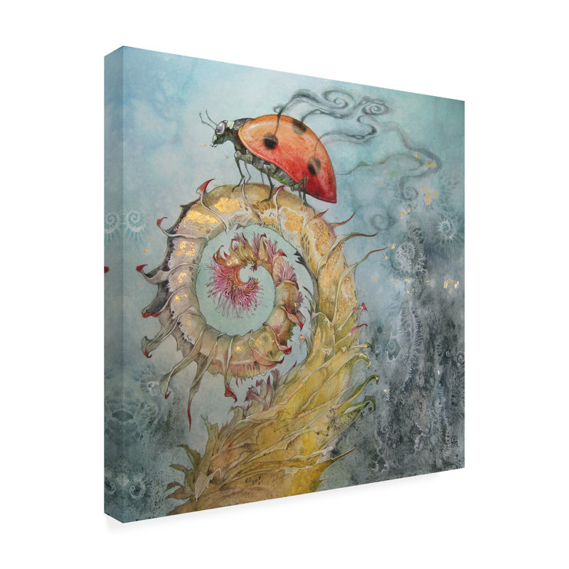 Art sur toile, cicatrice bolivienne Stephanie Law, H 14 po x l 14 po