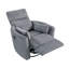 Mobilier de salon en velours côtelé gris-134651231