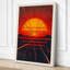 Industrial Sunrise Geometric - Wrapped Canvas-336254745-336254747
