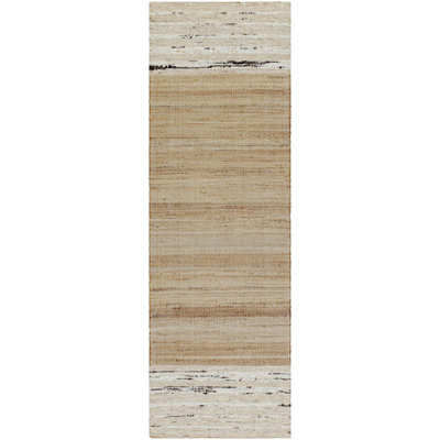Striped Area Rug in Camel
