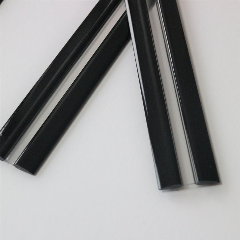 500mm Black Low Profile Flex hinges, Fexible Living Hinges, Plexiglass, Continuous Acrylic Piano Hinges