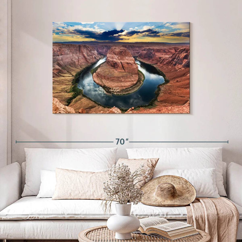 Alvord Horseshoe Bend Arizona, 30" H x 45" W