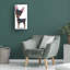 «Miniature Pinscher Blue Collar» par Danny Gordon, impression sur toile tendue-1207480874